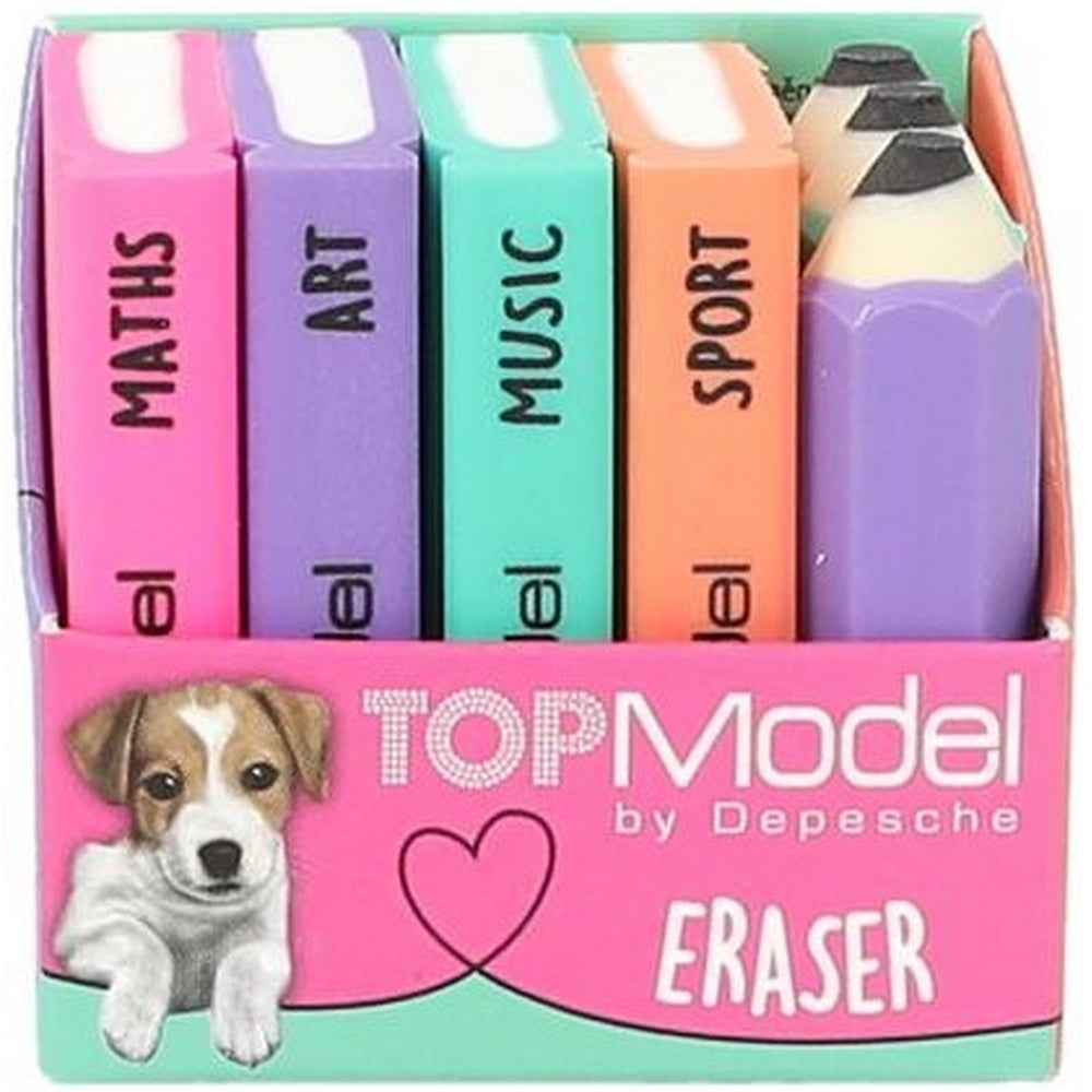 Fabulous Gifts TOPModel Eraser Set Mini School Books & Pencils by Weirs of Baggot Street