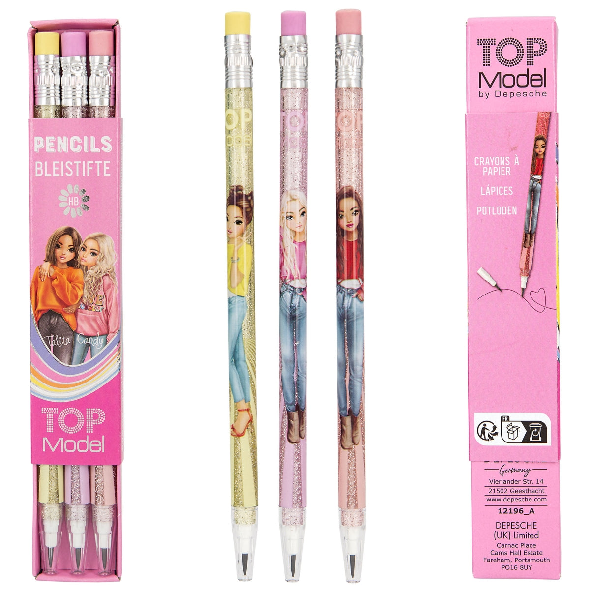 Fabulous Gifts TOPModel Push Pencils by Weirs of Baggot Street