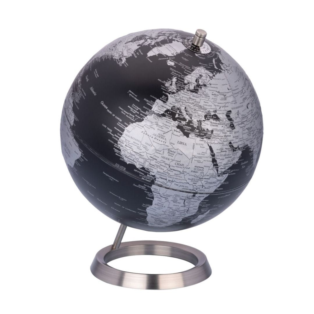 Fabulous Gifts Troika Galileo Globe 10_ Black_Silver by Weirs of Baggot Street