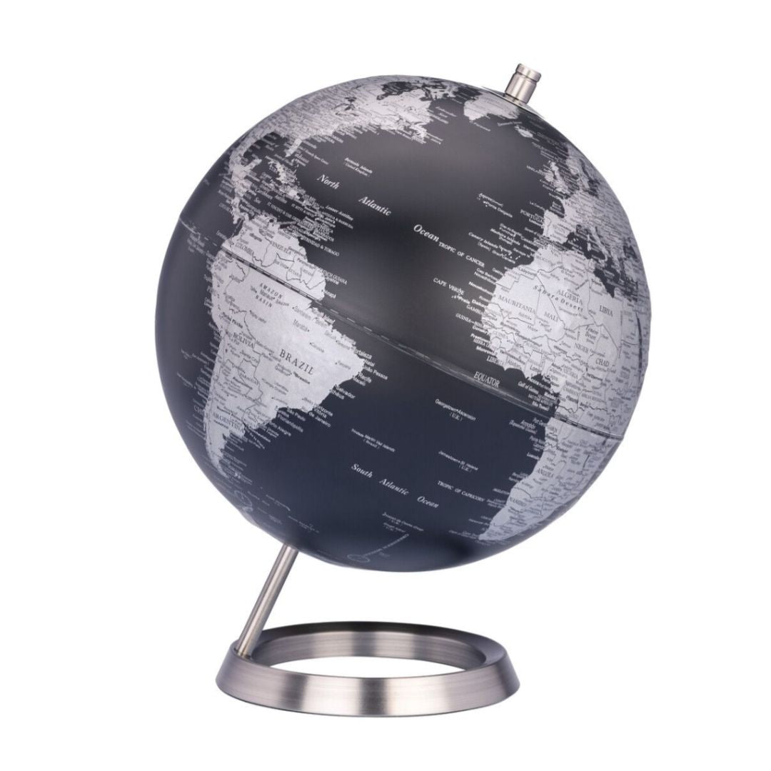 Fabulous Gifts Troika Galileo Globe 10_ Black_Silver by Weirs of Baggot Street