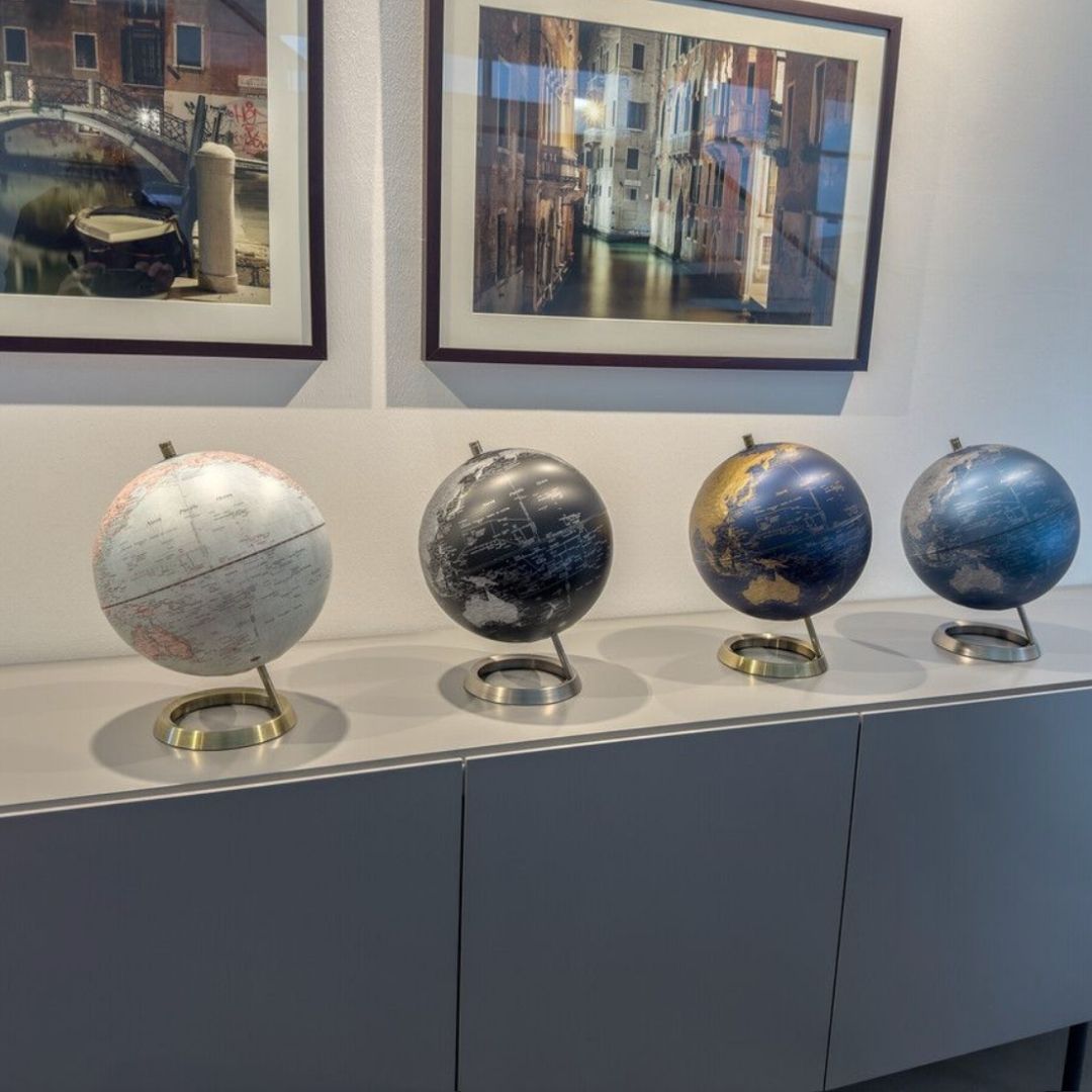 Fabulous Gifts Troika Galileo Globe 10_ Blue_Gold by Weirs of Baggot Street