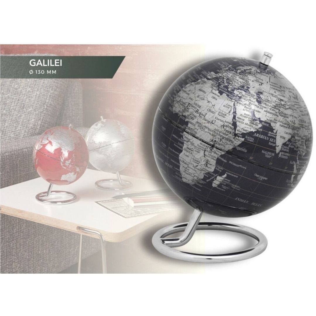 Fabulous Gifts Troika Galileo Globe 5" Silver/Black by Weirs of Baggot Street