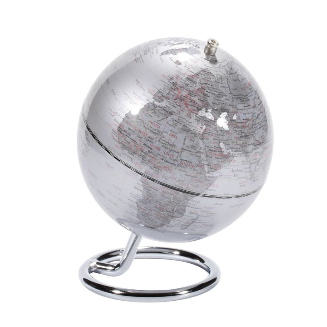 Fabulous Gifts Troika Galileo Globe 5_ Silver_Silver by Weirs of Baggot Street