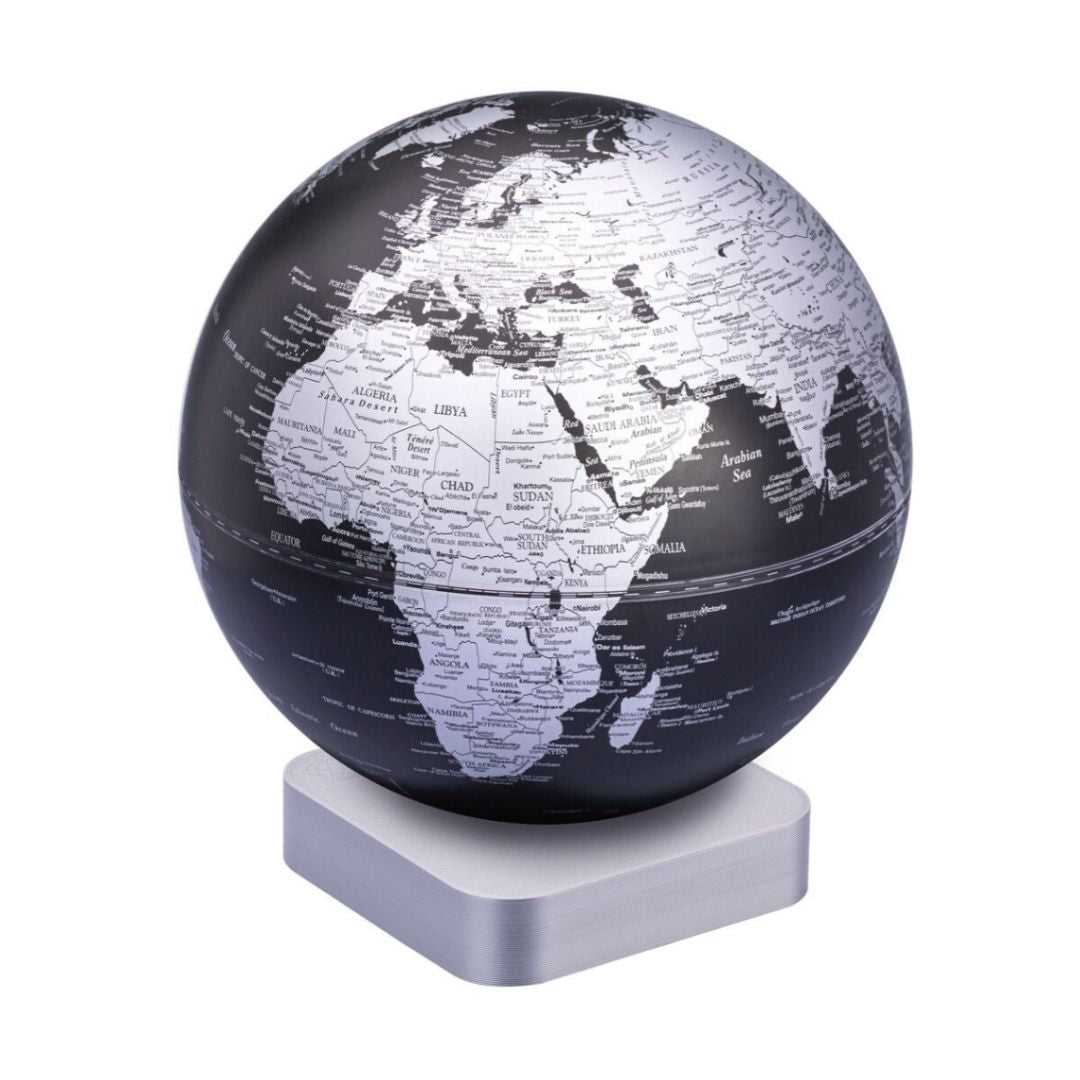 Fabulous Gifts Troika Globe 3D Printed Base Black_Silver by Weirs of Baggot Street