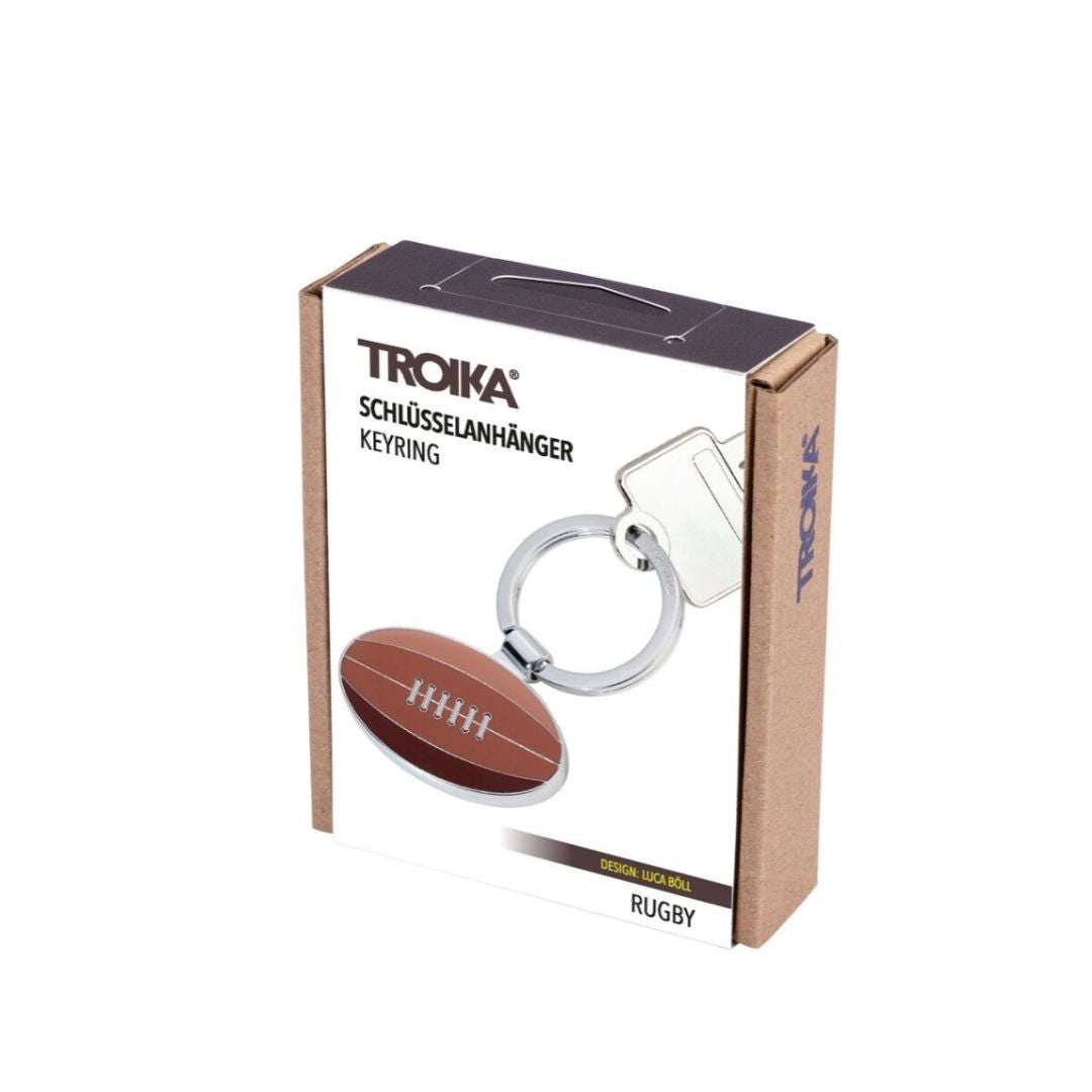 Fabulous Gifts Troika Rugby Ball Keyring by Weirs of Baggot Street