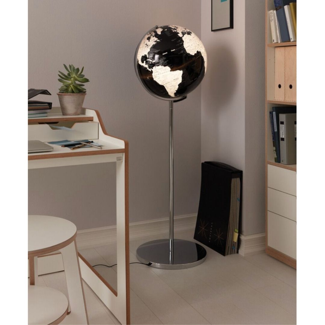 Fabulous Gifts Troika Sojus Light LED Stand Globe Silver_Black by Weirs of Baggot Street