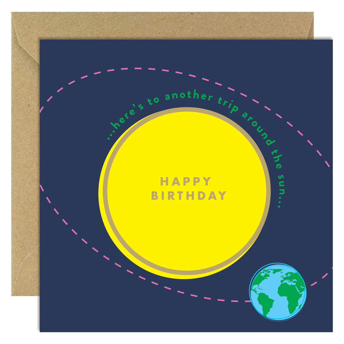 Fabulous Irish Made Greeting Cards Bold Bunny Birthday Around The Sun by Weirs of Baggot Street