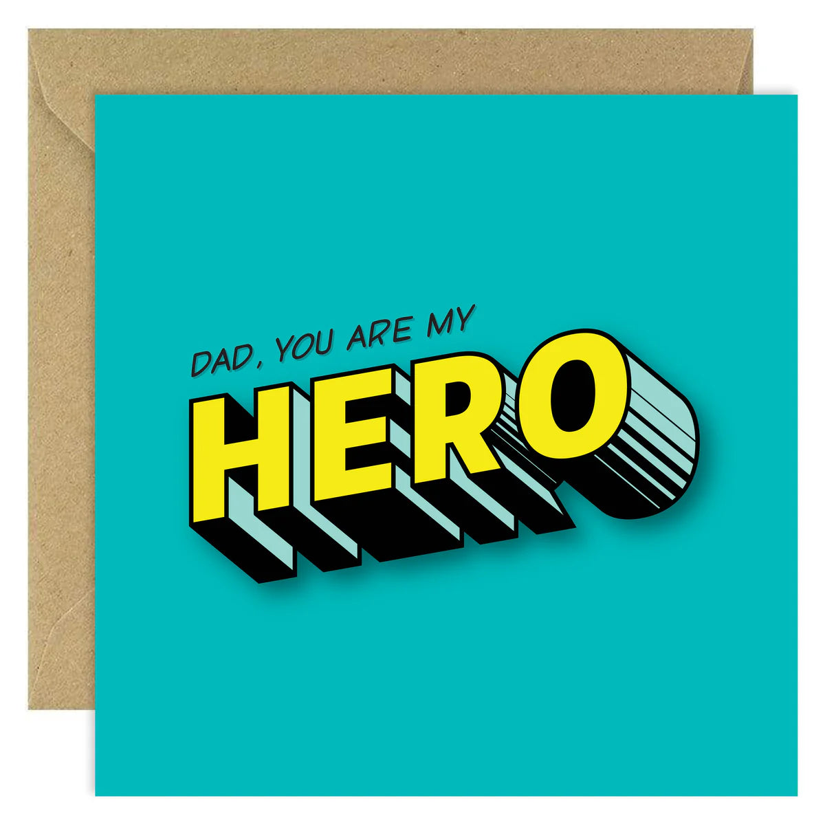 Fabulous Irish Made Greeting Cards Bold Bunny Dad Hero by Weirs of Baggot Street