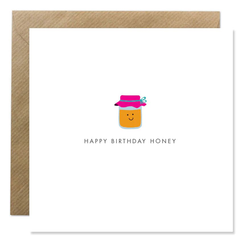 Fabulous Irish Made Greeting Cards Bold Bunny Happy Birthday Honey by Weirs of Baggot Street