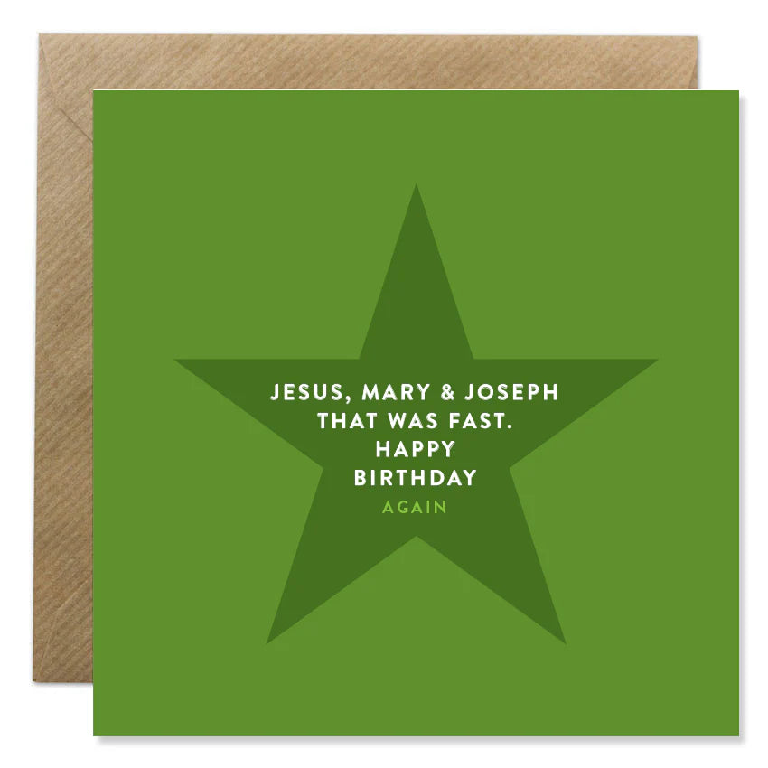 Fabulous Irish Made Greeting Cards Bold Bunny Jesus Mary Joseph by Weirs of Baggot Street