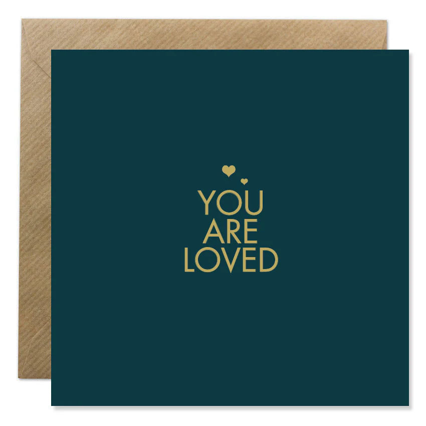 Fabulous Irish Made Greeting Cards Bold Bunny You Are Loved Foil Card by Weirs of Baggot Street