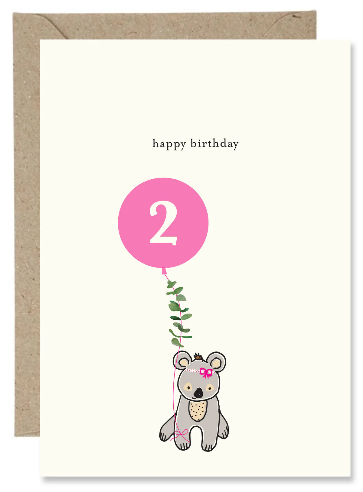 Fabulous Irish Made Greeting Cards The Paper Gull 2nd Birthday Girl by Weirs of Baggot Street