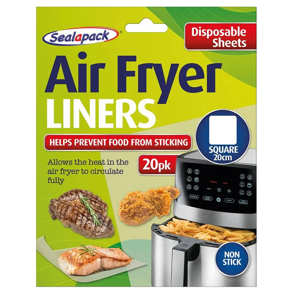 Food Storage Sealapack Disp Air Fryer Liner Square 320cm 40pk by Weirs of Baggot Street