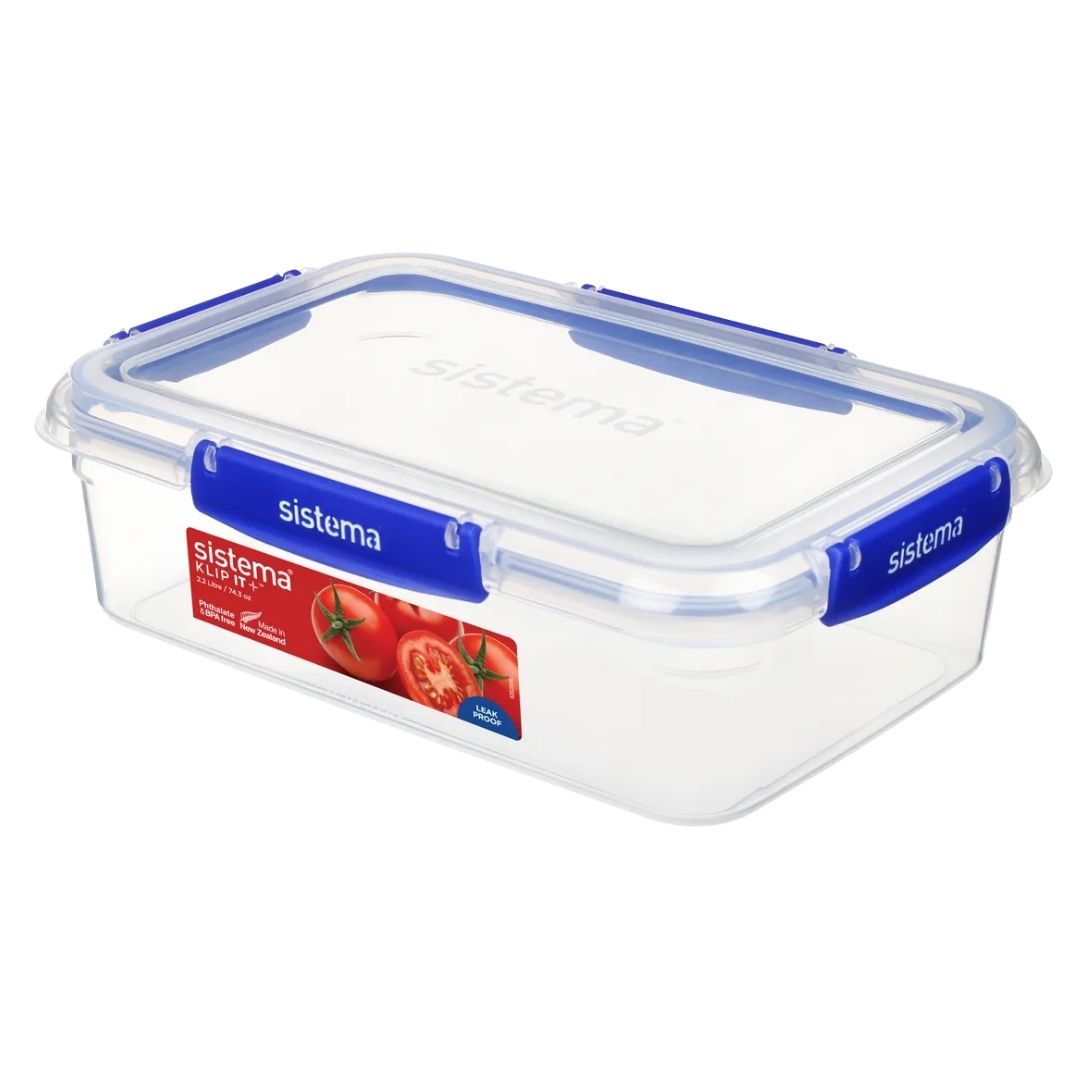 Food Storage | Sistema Clear Rectangular Container 2.2L by Weirs of Baggot Street