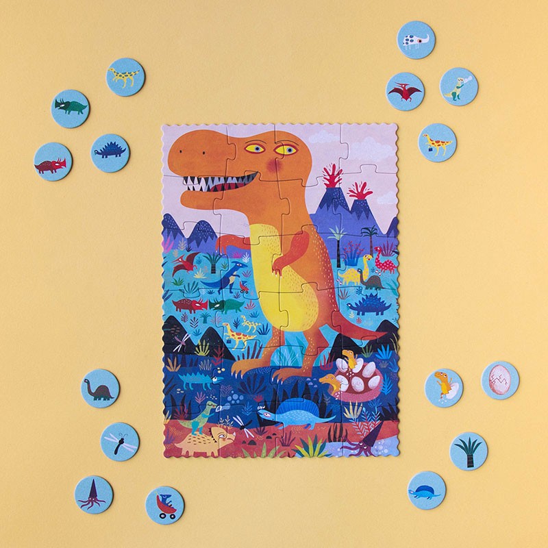 Games Puzzles | Londji Pocket Puzzle My Little Dino by Weirs of Baggot Street