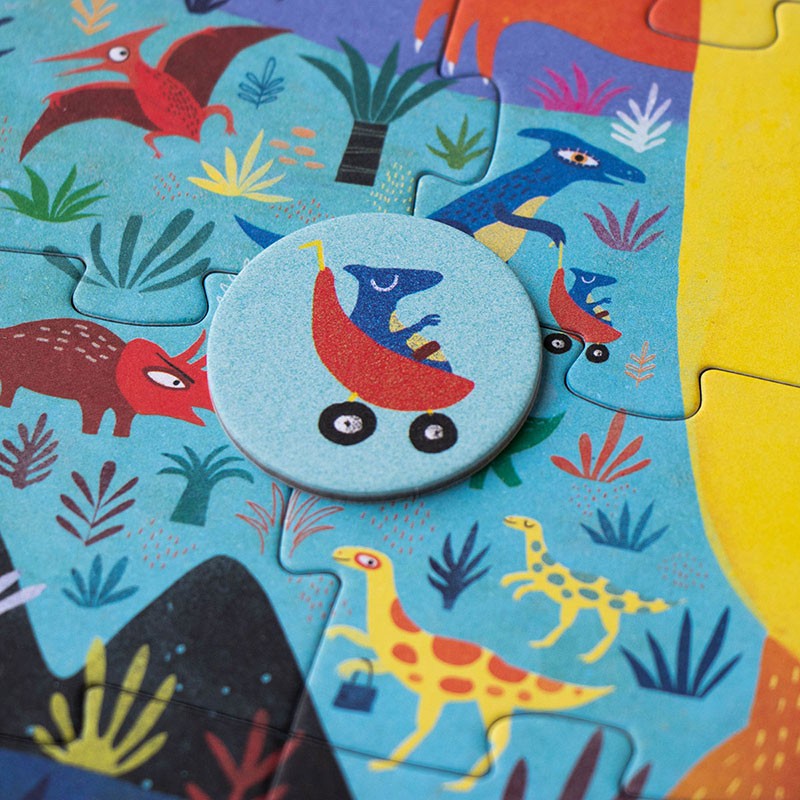 Games Puzzles | Londji Pocket Puzzle My Little Dino by Weirs of Baggot Street