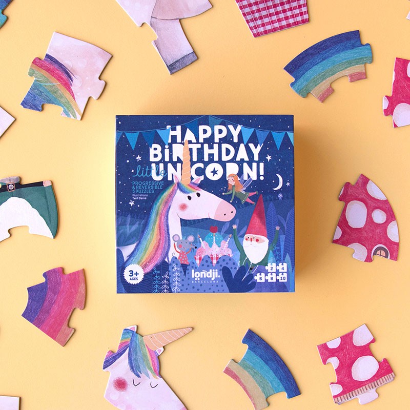 Games Puzzles | Londji Puzzle Happy Birthday Unicorn! by Weirs of Baggot Street