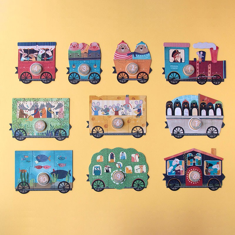 Games Puzzles | Londji Puzzle My little train by Weirs of Baggot Street