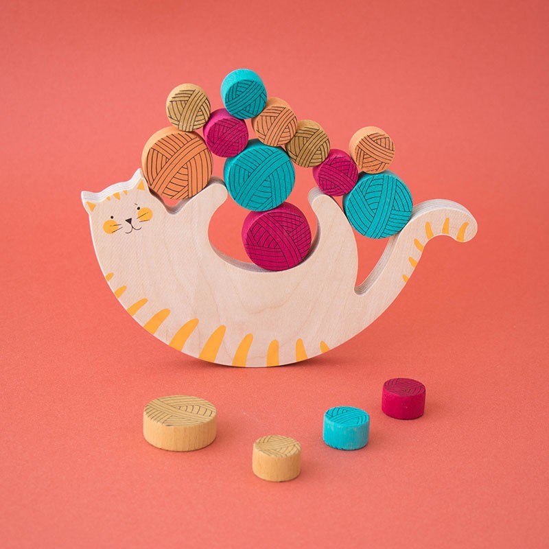 Games Puzzles | Londji Wooden Toy Meow by Weirs of Baggot Street