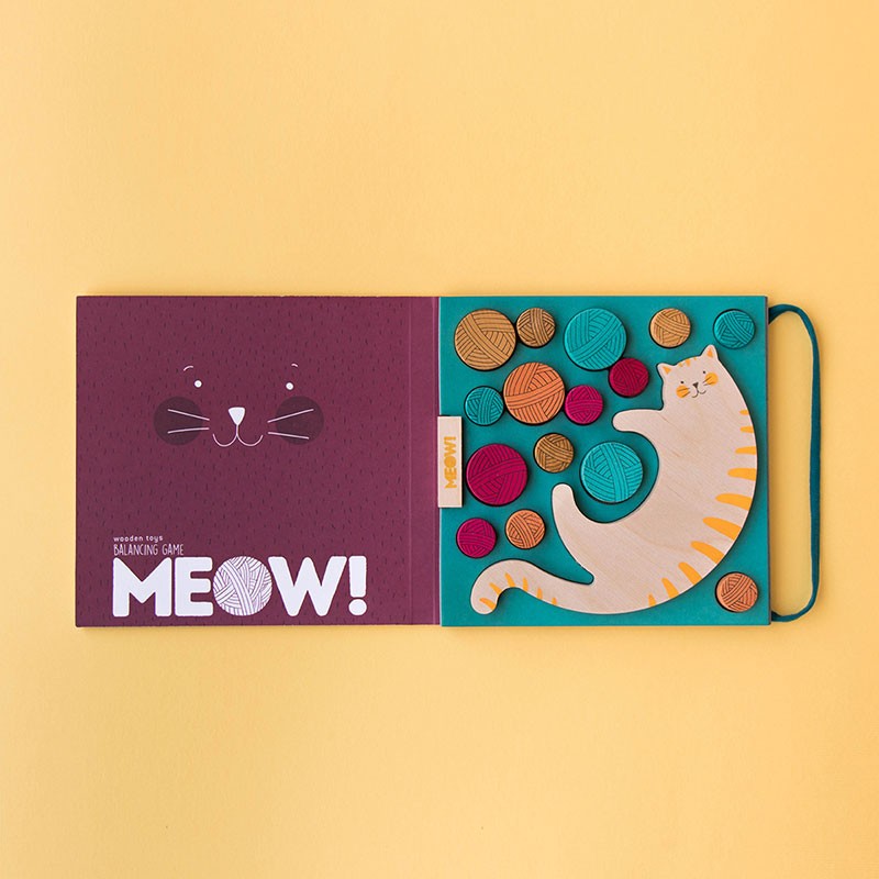 Games Puzzles | Londji Wooden Toy Meow by Weirs of Baggot Street