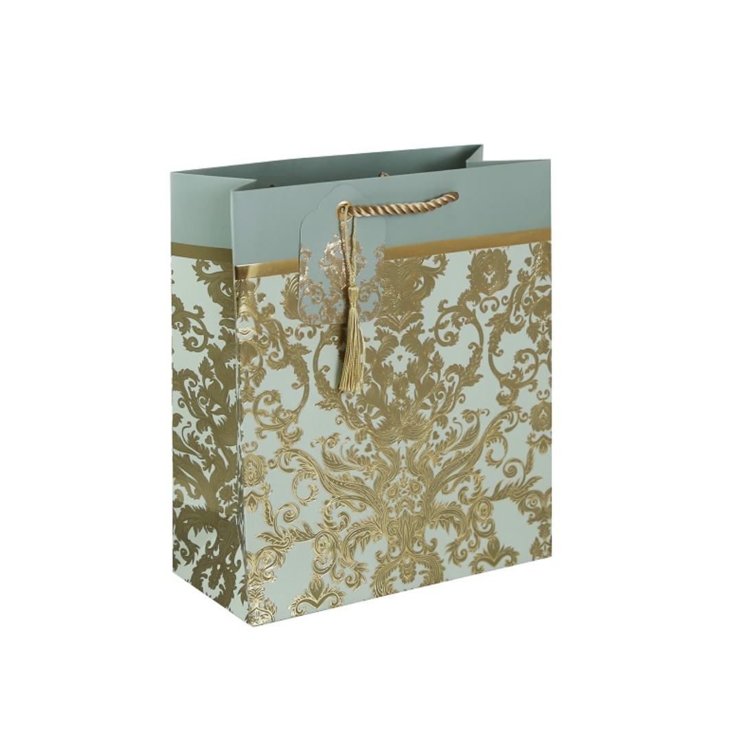 Gift Bag Medium - Opulant Damask Finishing Touches Party Time by Weirs of Baggot Street