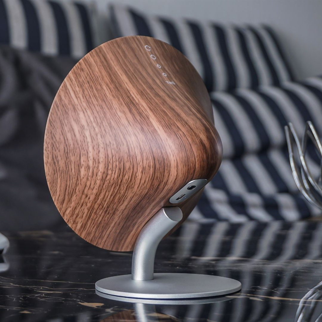 Gingko Design | Mini Halo One Speaker Walnut by Weirs of Baggot Street