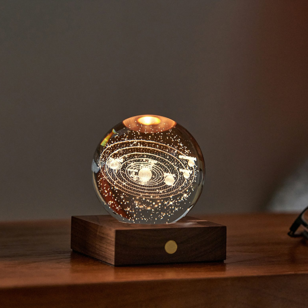 Gingko Design | Amber Crystal Light Solar System by Weirs of Baggot Street