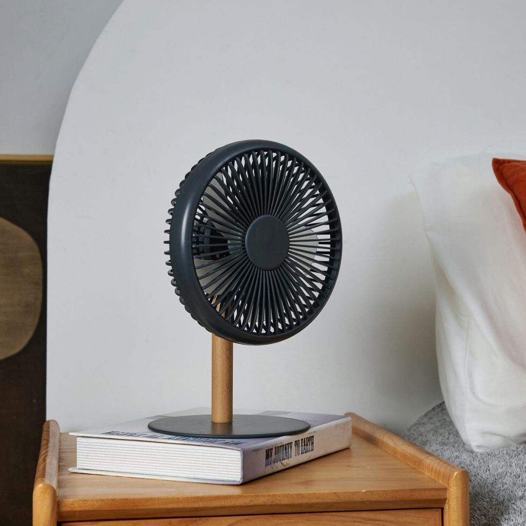 Gingko Design | Beyond Desk Fan Smart Grey by Weirs of Baggot Street