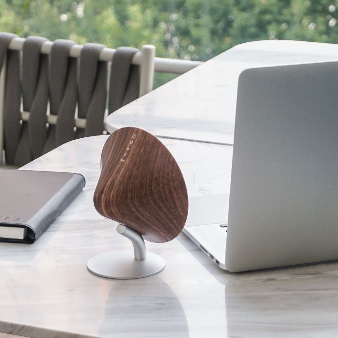 Gingko Design Mini Halo One Speaker Walnut