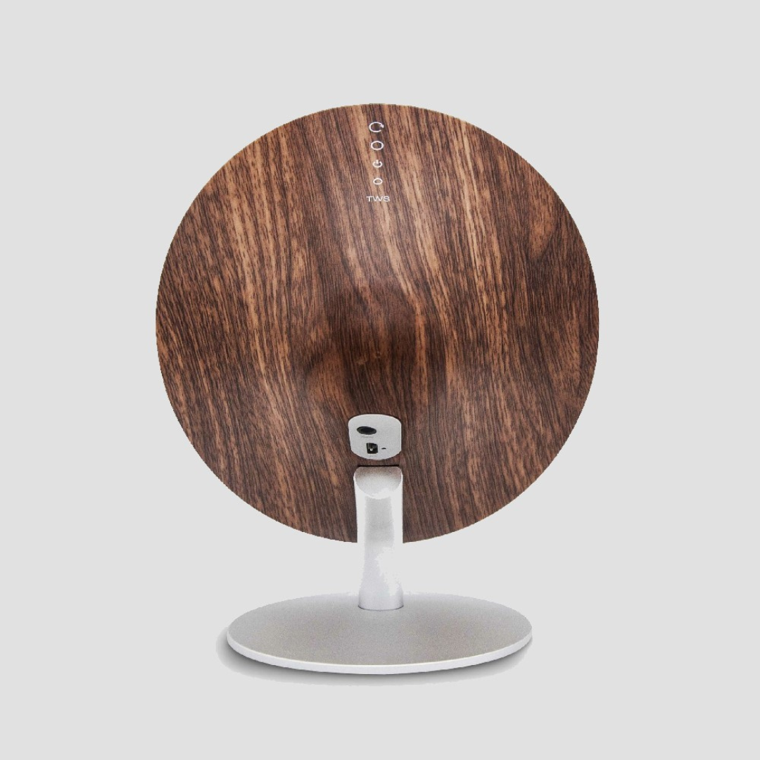 Gingko Design | Mini Halo One Speaker Walnut by Weirs of Baggot Street