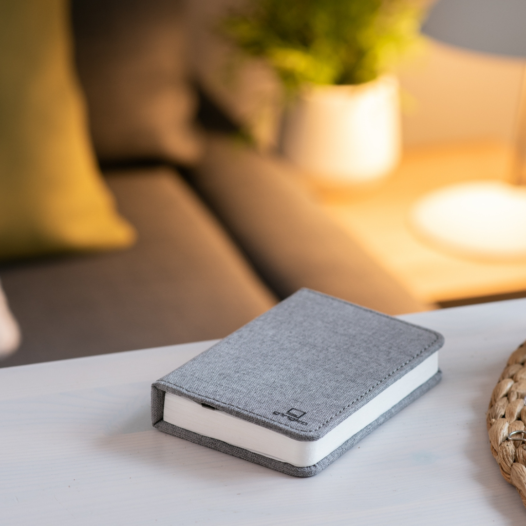 Gingko Design | Mini Smart Book Light Urban Grey by Weirs of Baggot Street