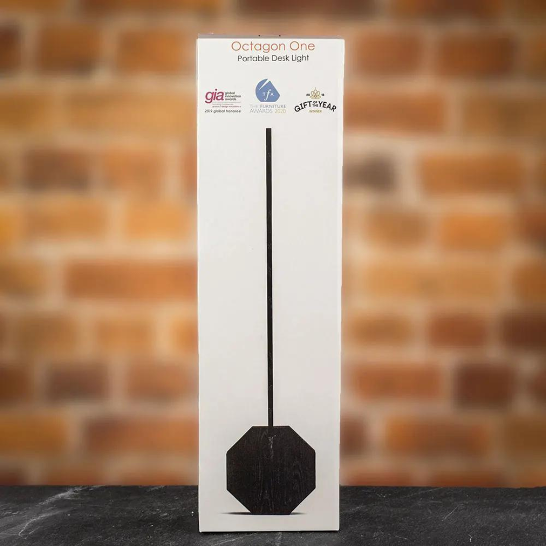 Gingko Design | Octagon One Desk Lamp Black by Weirs of Baggot Street