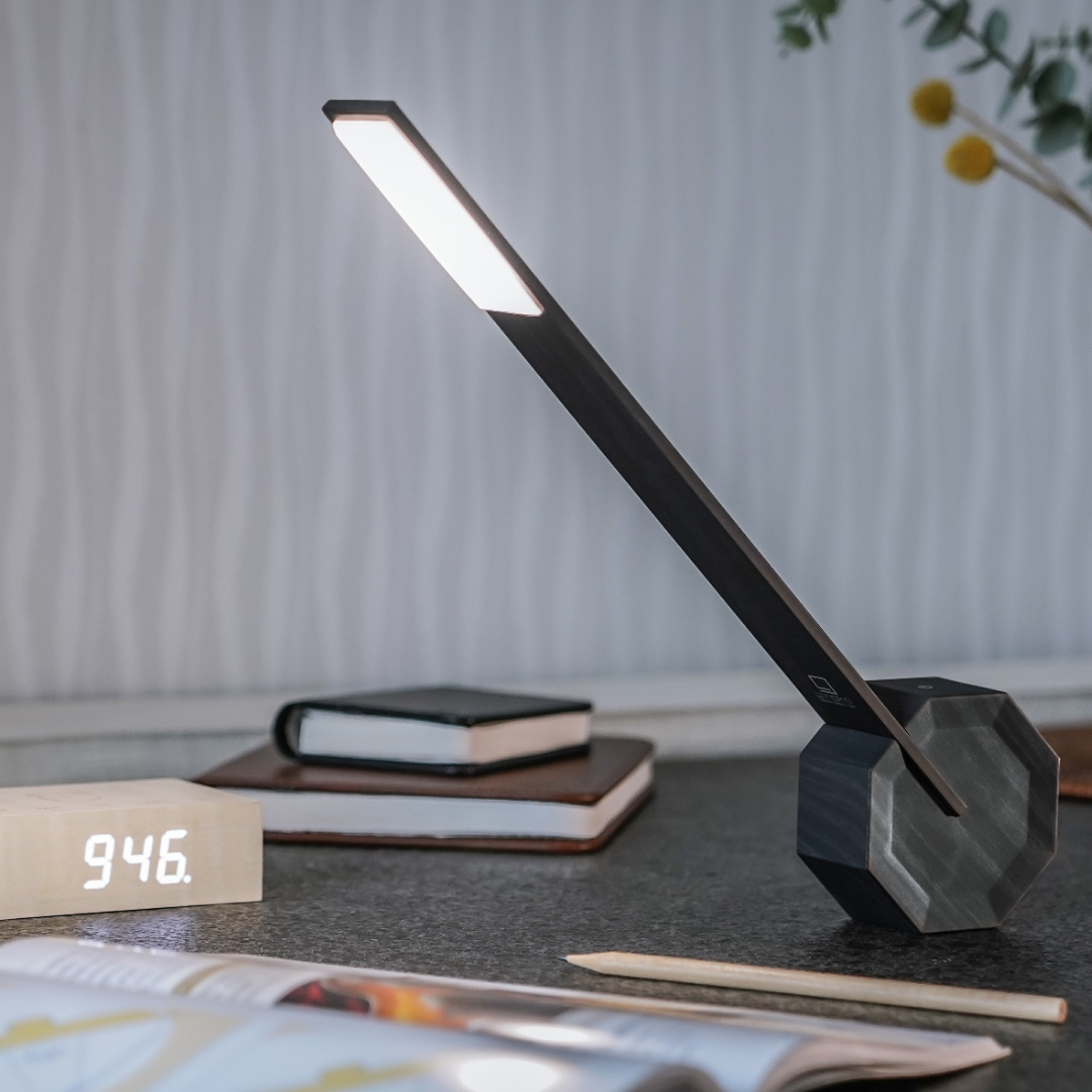 Gingko Design | Octagon One Desk Lamp Black by Weirs of Baggot Street