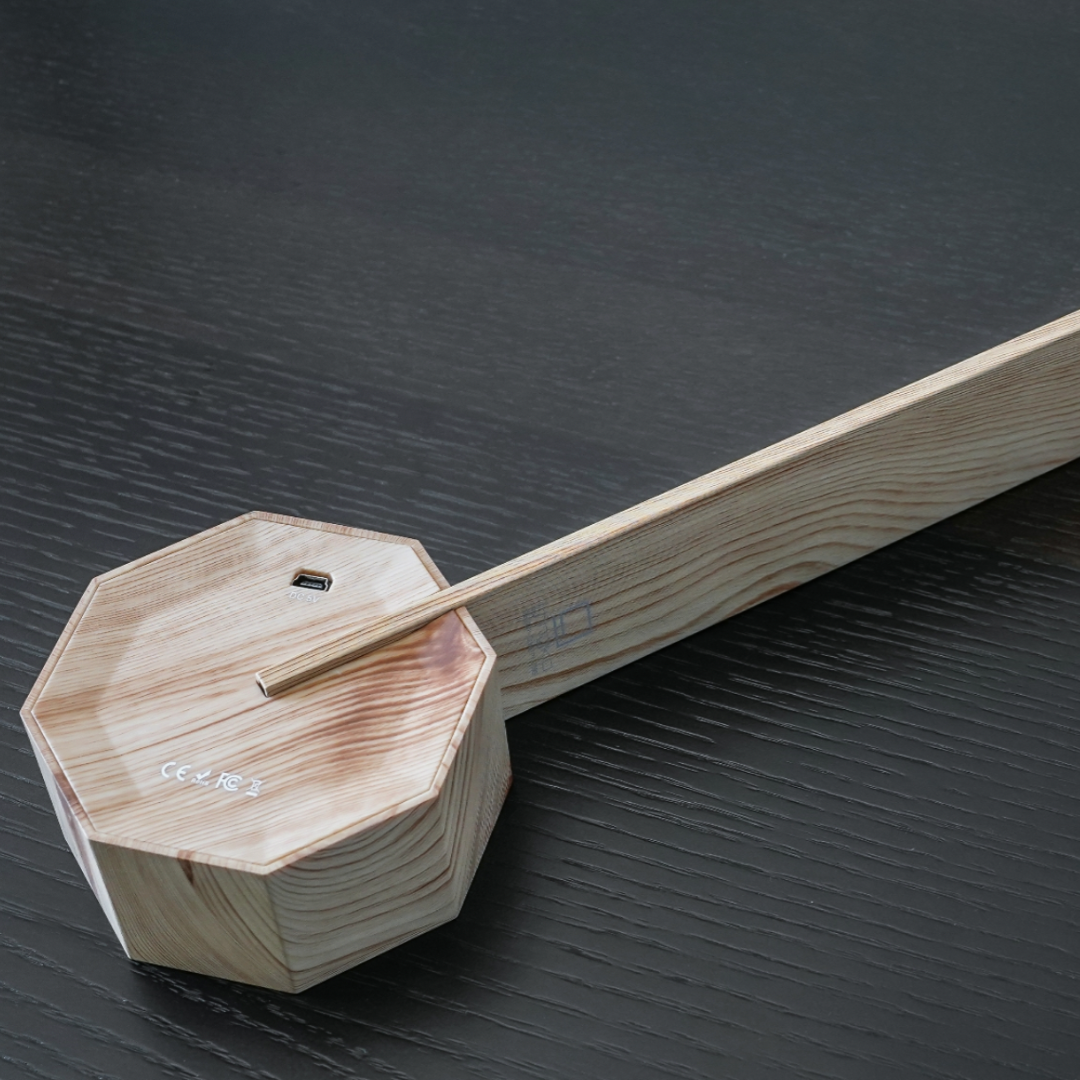 Gingko Design | Octagon One Desk Lamp Maple by Weirs of Baggot Street