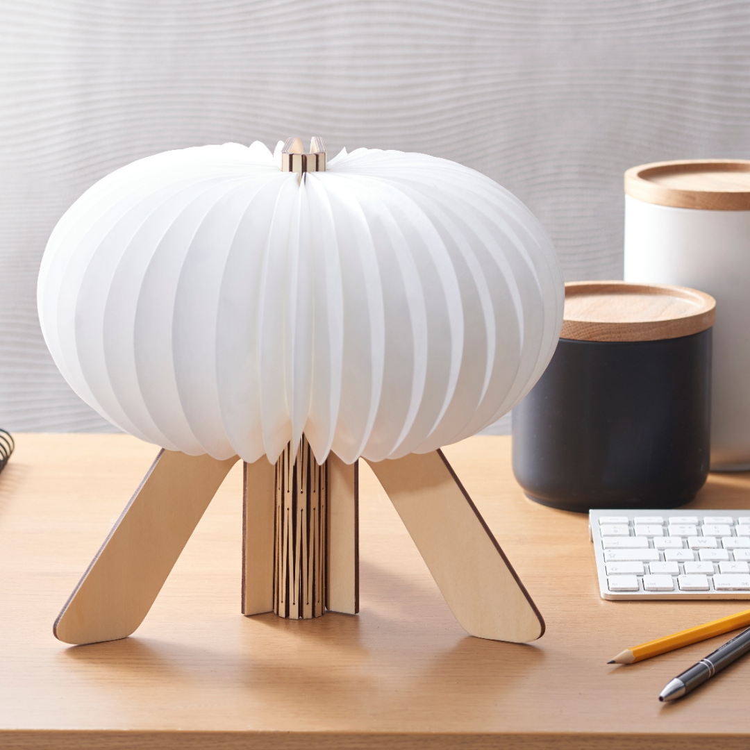 Gingko Design | R Space Desk Lamp Maple by Weirs of Baggot Street