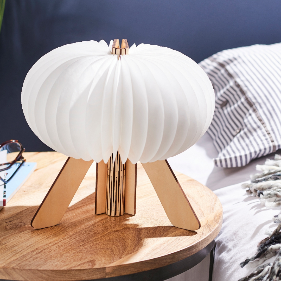 Gingko Design | R Space Desk Lamp Maple by Weirs of Baggot Street