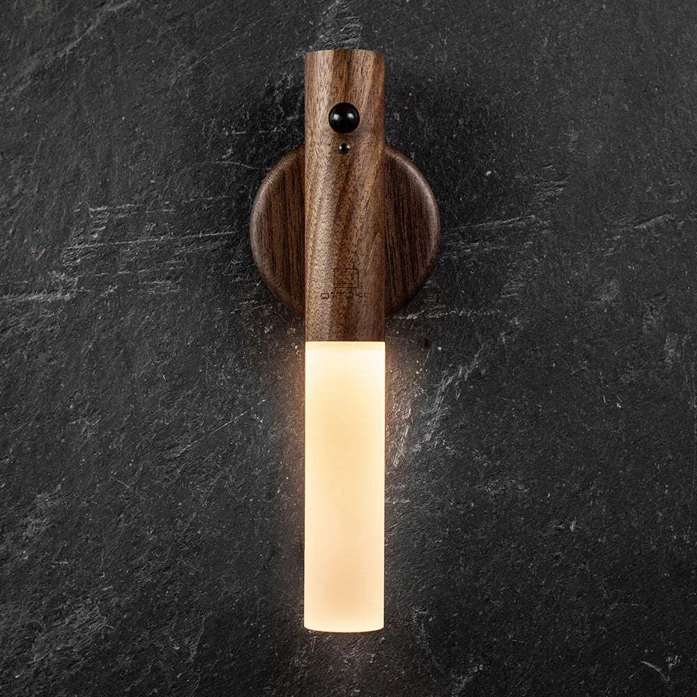 Gingko Design | Smart Baton Light Walnut Wood Weirs of Baggot Street