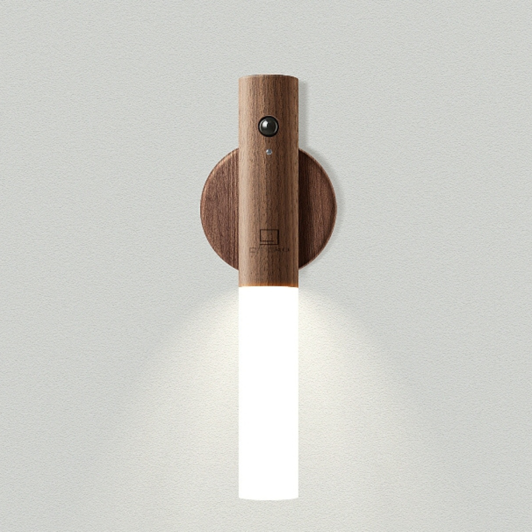 Gingko Design | Smart Baton Light Walnut Wood Weirs of Baggot Street