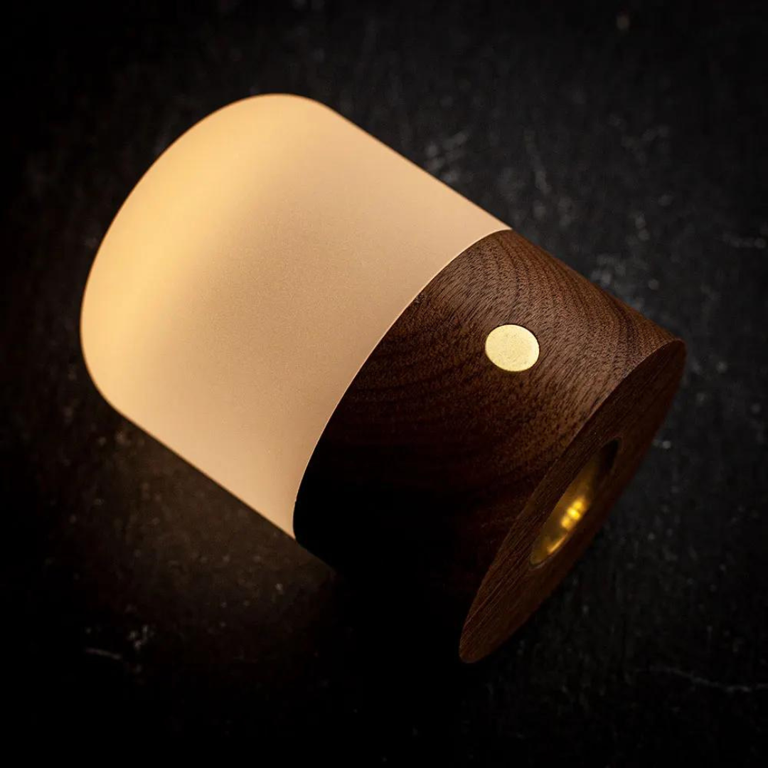 Gingko Design | Smart Diffuser Lamp Walnut Wood by Weirs of Baggot Street