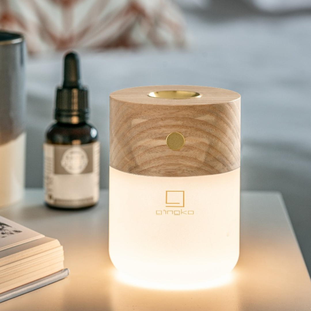 Gingko Design | Smart Diffuser Lamp White Ash Wood by Weirs of Baggot Street