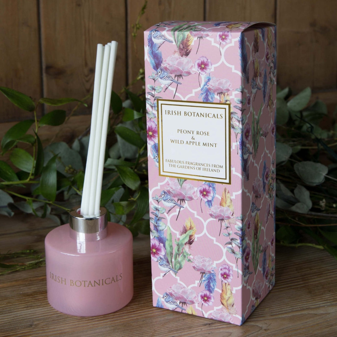 Fabulous Gifts Irish Botanicals Peony Rose & Wild Apple Mint Diffuser by Weirs Gifts