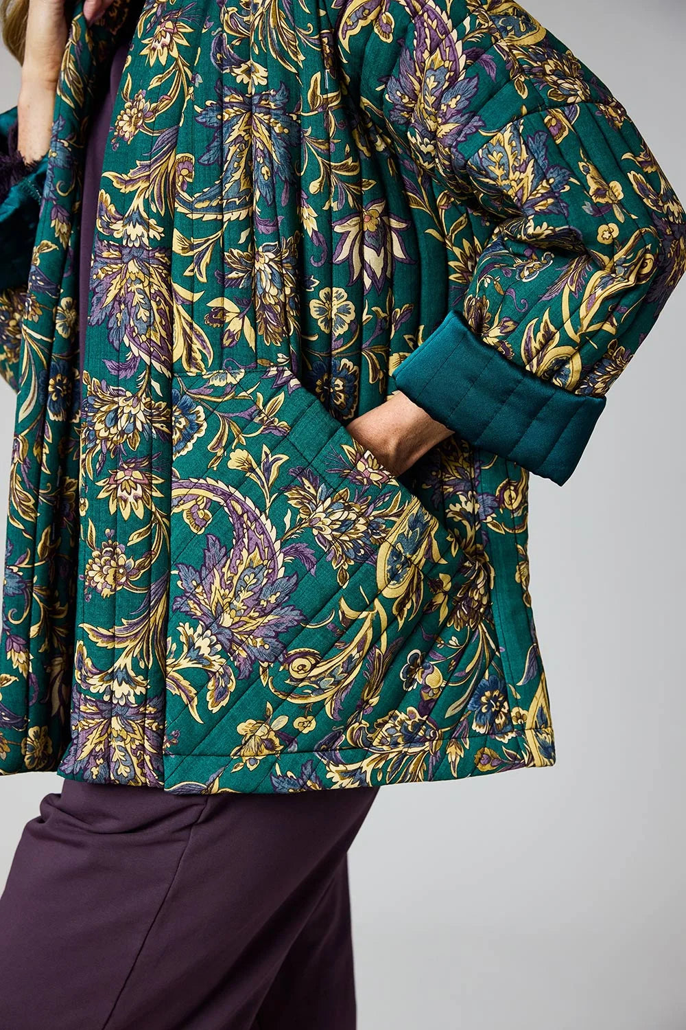 D.E.C.K. Quilted Jacket Teal2 by Weirs Gifts
