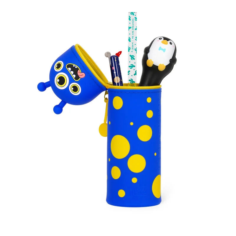 Legami Kawaii 2-In-1 Soft Silicone Pencil Case - Monster