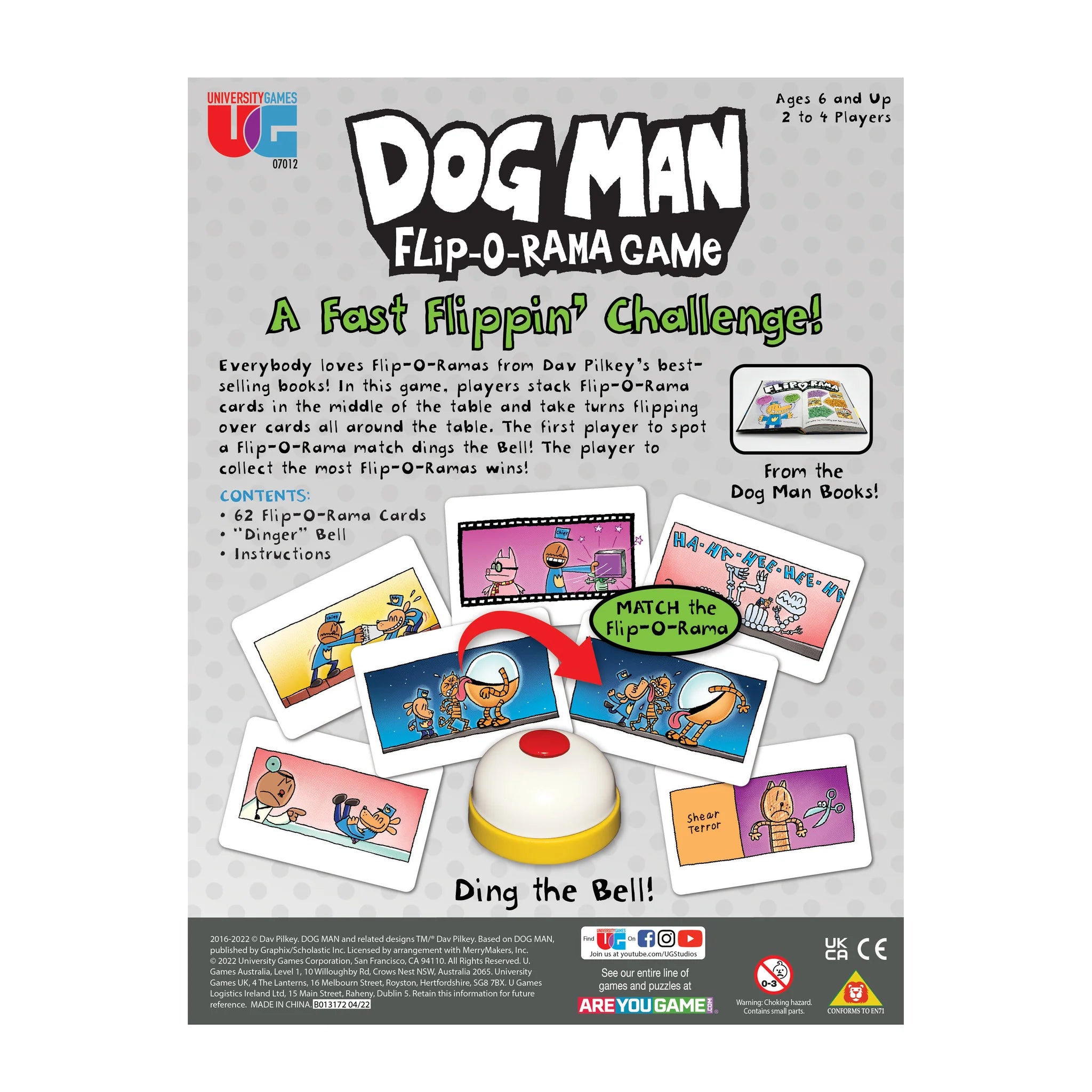 Kids Games | Dog Man Flip-O-Rama Game by Weirs of Baggot Street