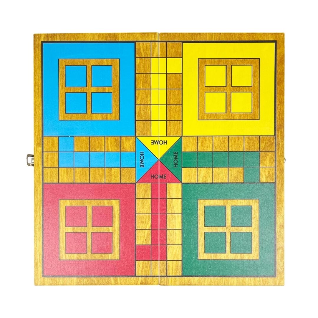 Kids Games | Lagoon Ludo Wooden Board Game by Weirs of Baggot Street