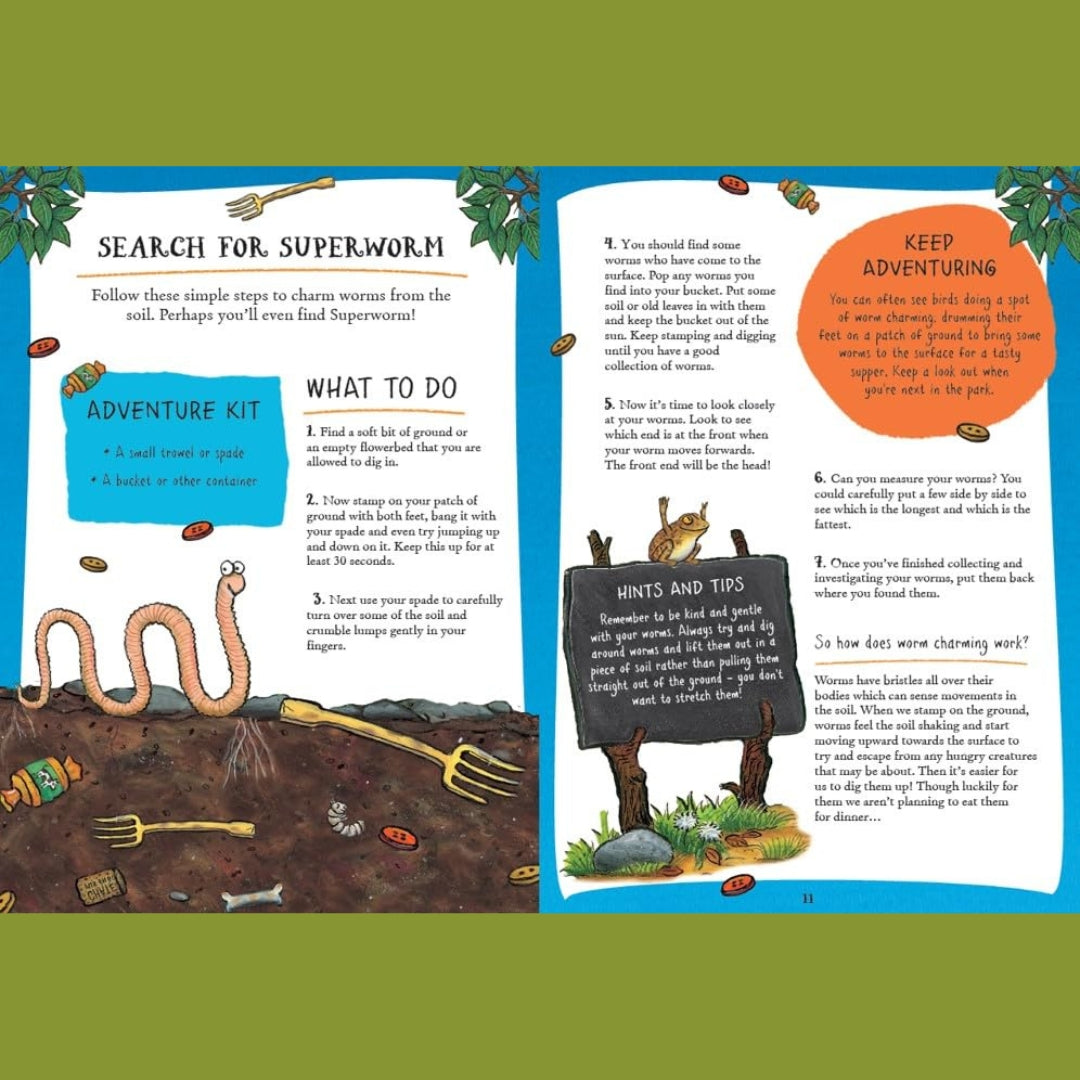 Little Bookworms Superworm And Friends Outdoor Activity Book - Julia Donaldson by Weirs of Baggot Street