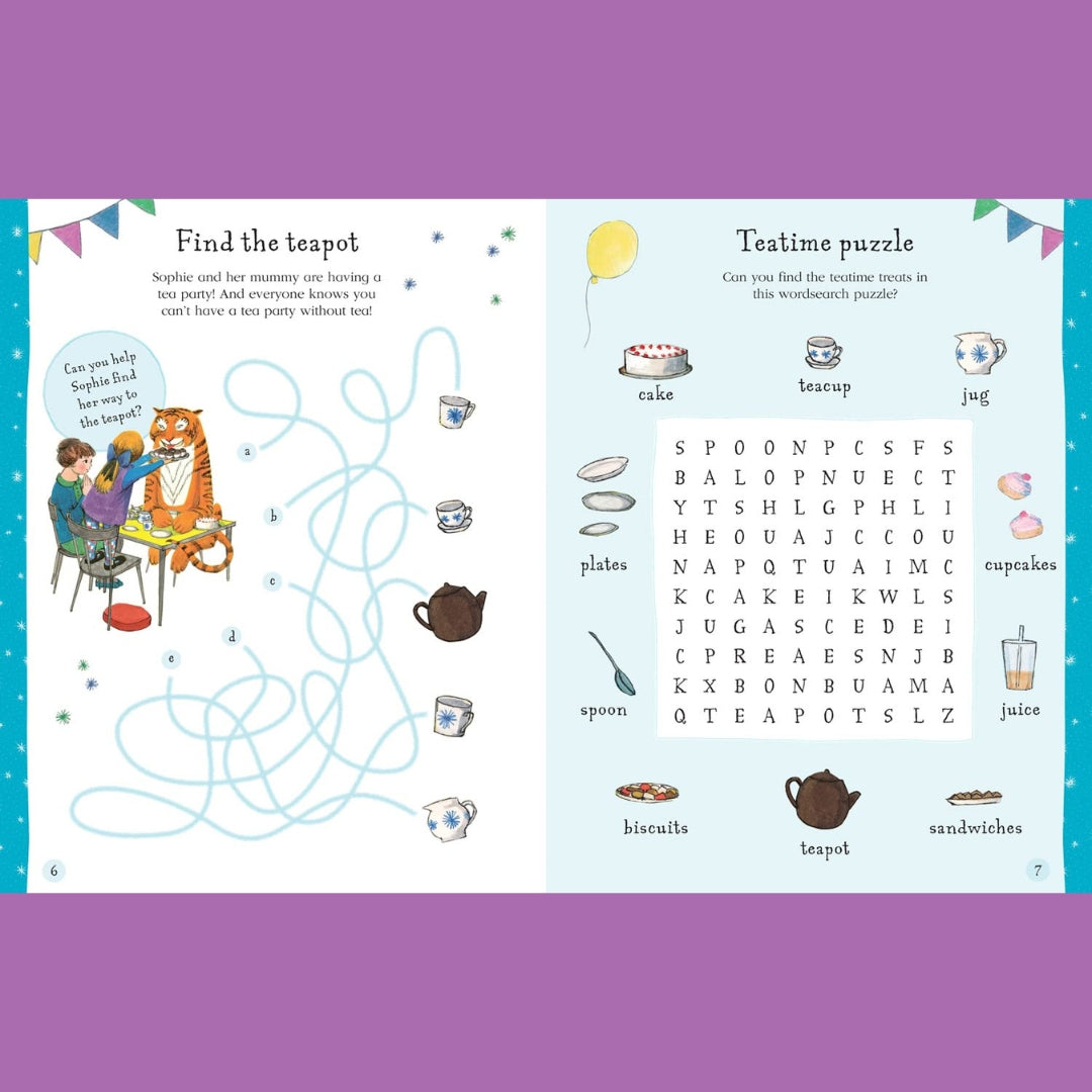 Little Bookworms Tiger Who Came To Tea Activity Book - Judith Kerr by Weirs of Baggot Street