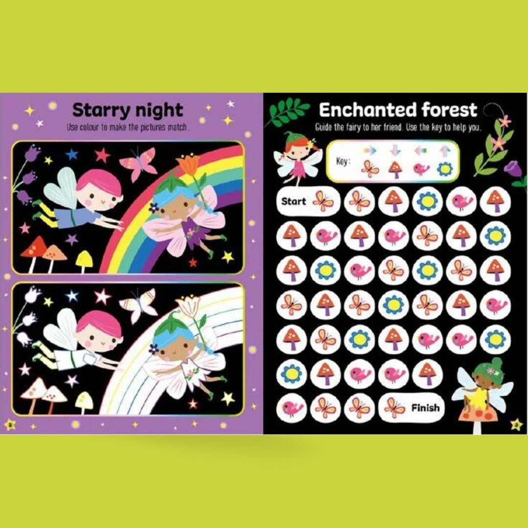 Little Bookworms _ Glow-in-the-Dark Puffy Stickers Glow in the Dark Fairyland - Alexandra Robinson by Weirs of Baggot Street