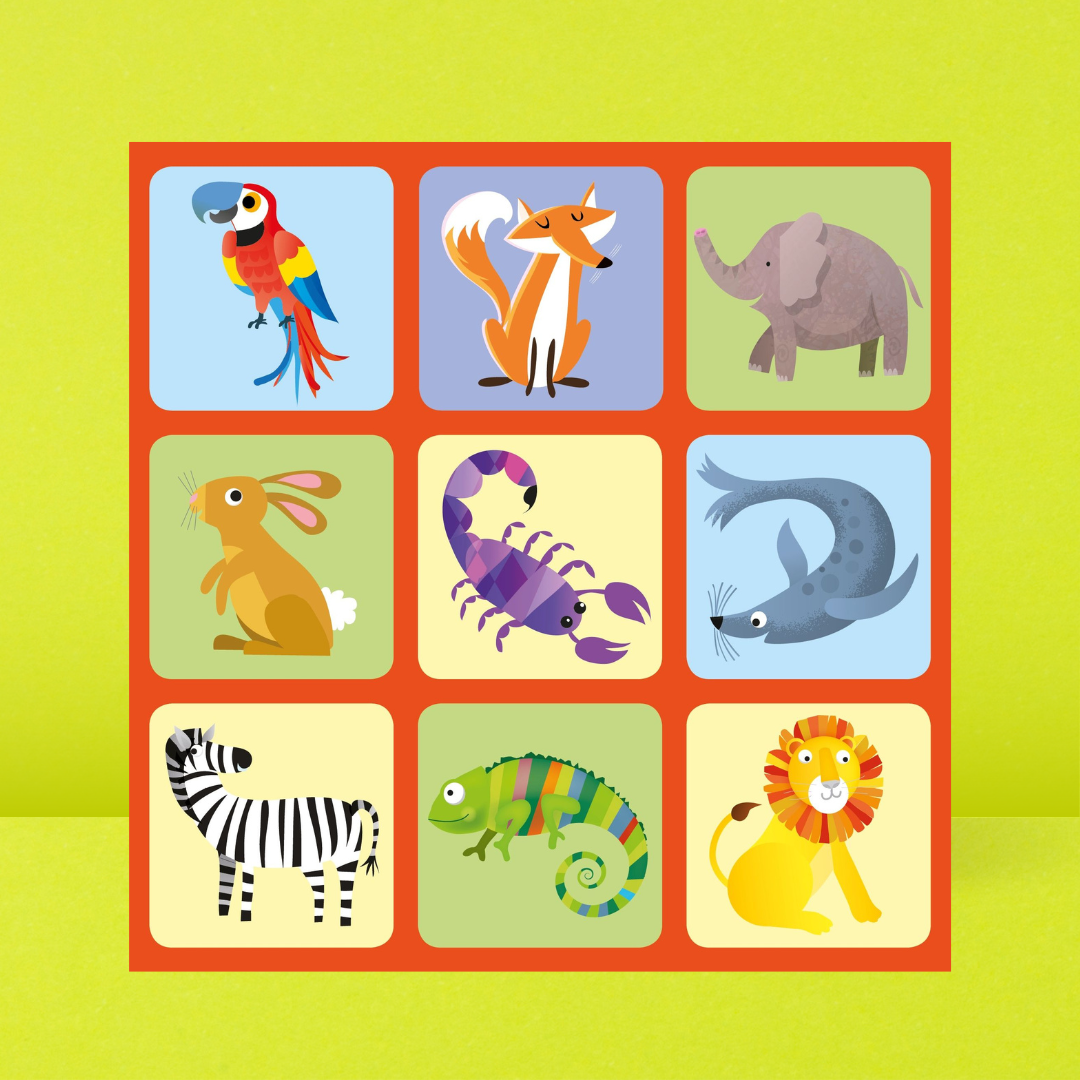 Little Bookworms | Usborne Animal Matching Games And Book by Weirs of Baggot Street