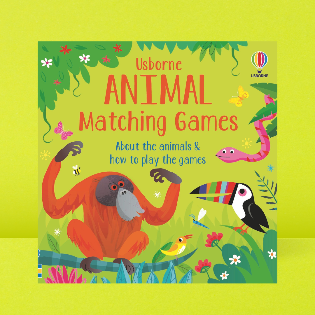 Little Bookworms | Usborne Animal Matching Games And Book by Weirs of Baggot Street